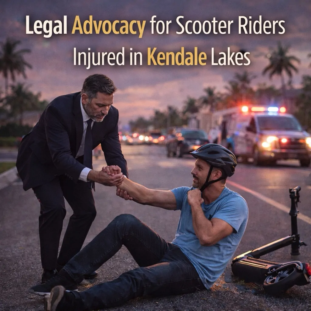 Kendale Lakes Scooter Accident Lawyer | Bello Law PA | Attorney Joel Bello | My Private Attorney