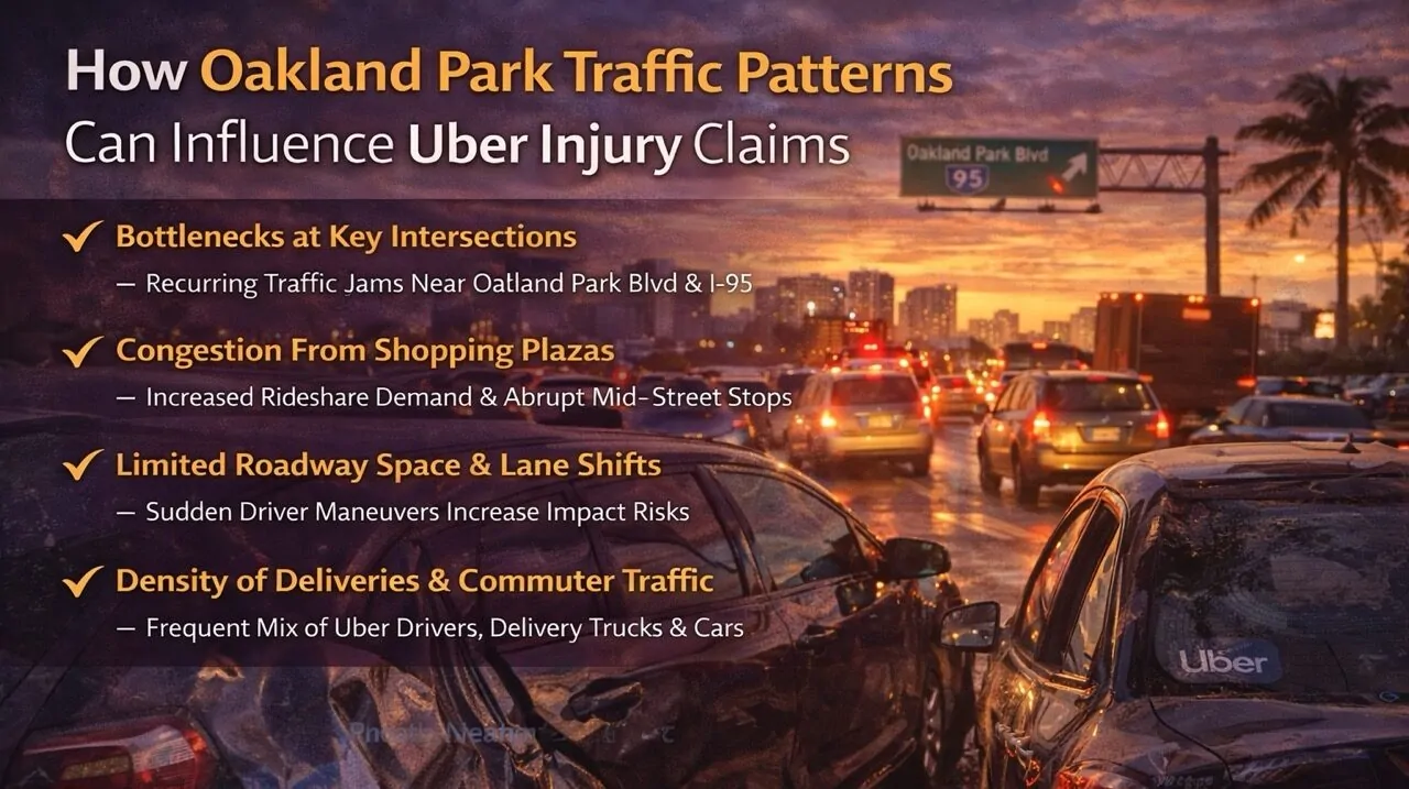 Clear Legal Guidance From an Oakland Park Uber Accident Lawyer After a Crash