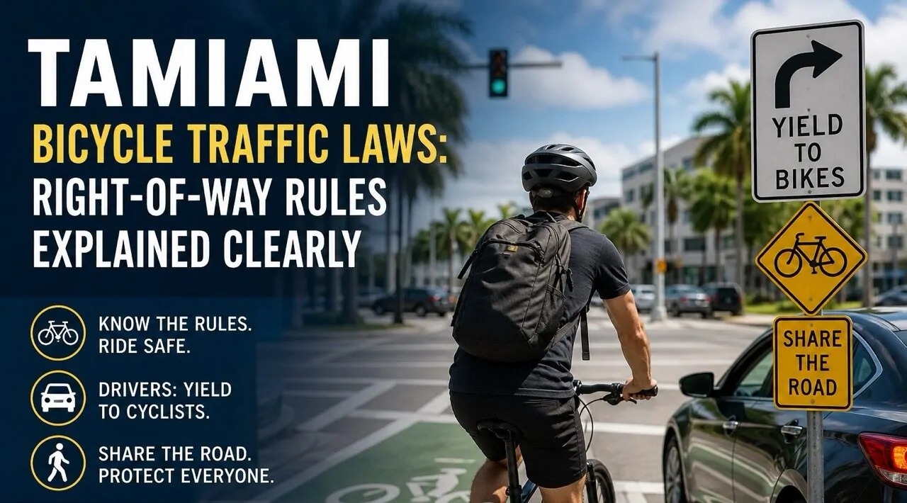 Tamiami Bicycle Right-of-Way Rules Every Rider Should Know