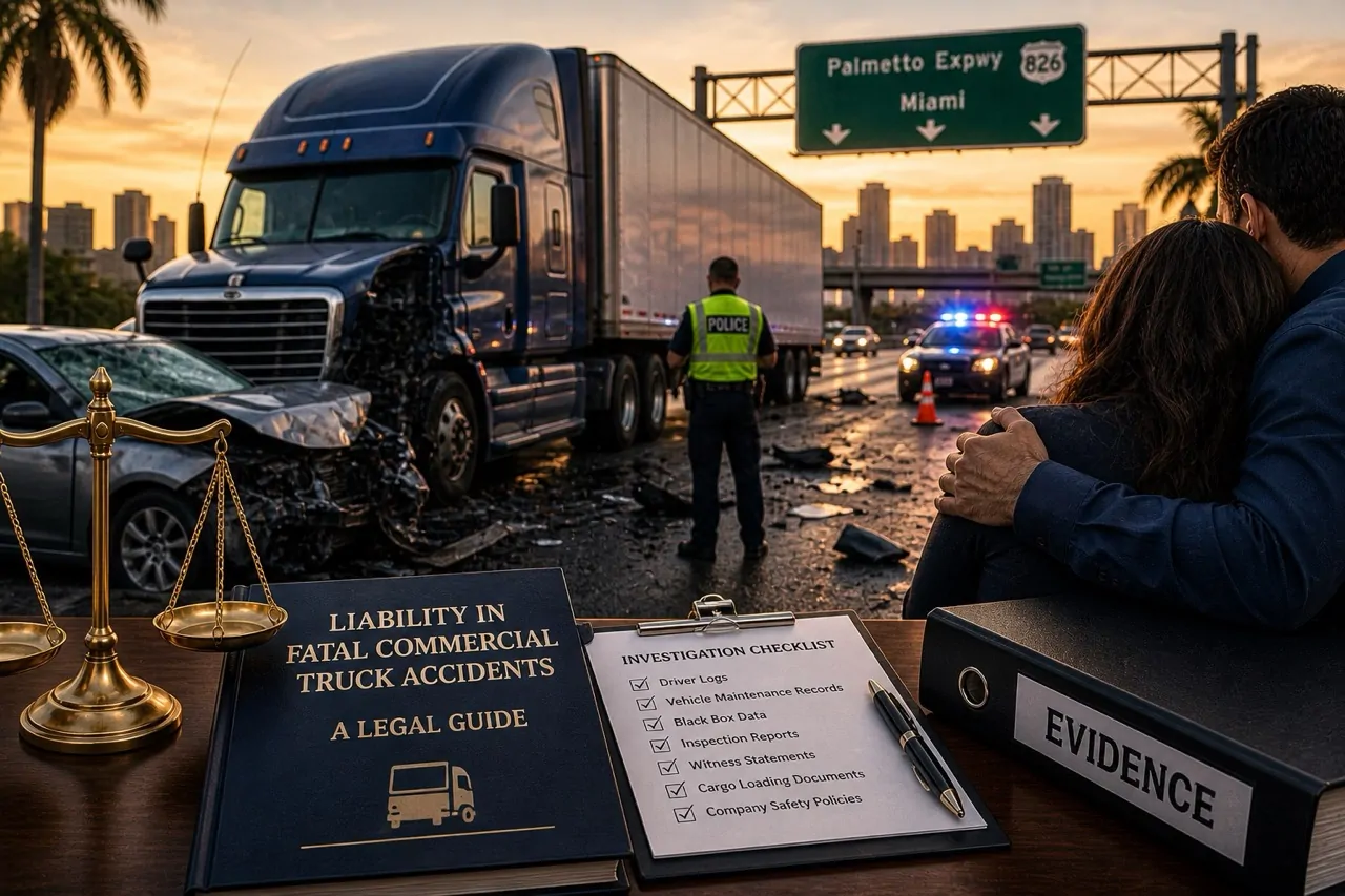 Liability in Fatal Commercial Truck Accidents: Key Factors to Know